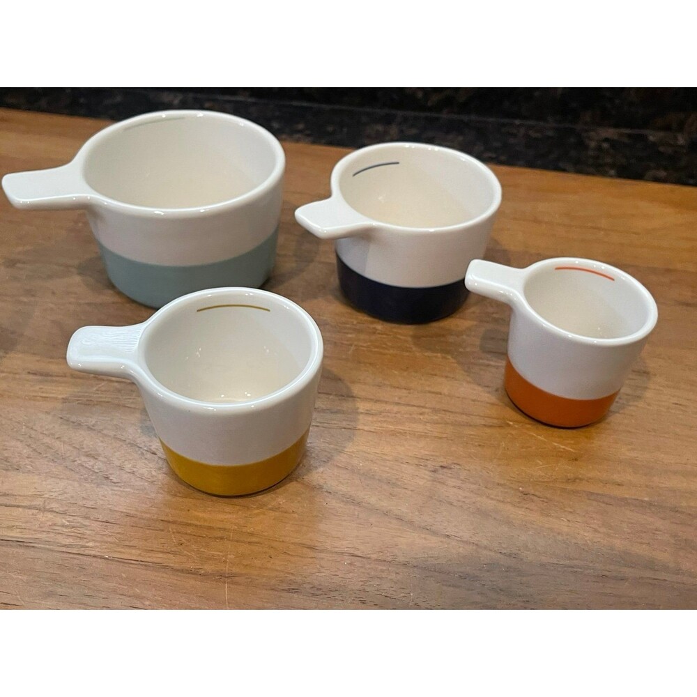 Bloom Ceramic Measuring Cups, Set of 4